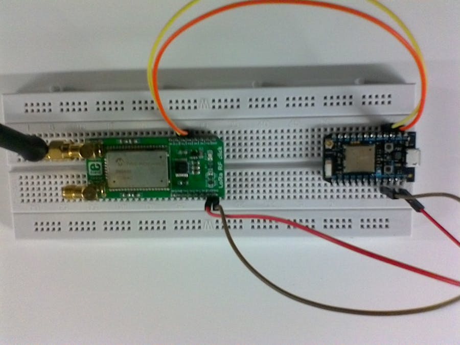 LoRa project with RN2483 and Particle Photon