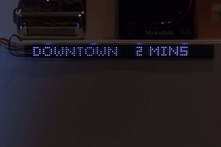 LED Transit Clock