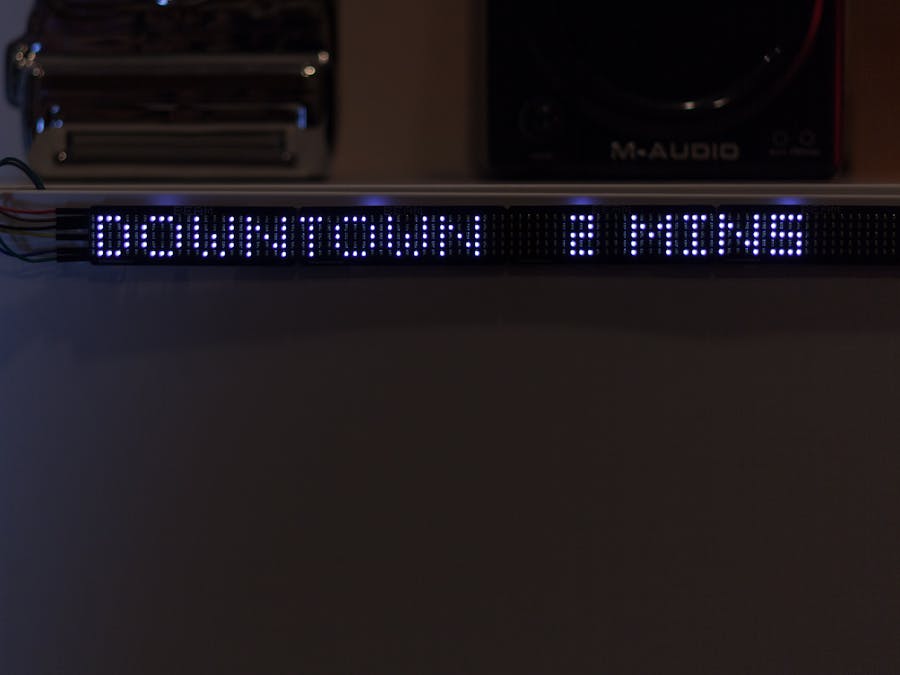 LED Transit Clock
