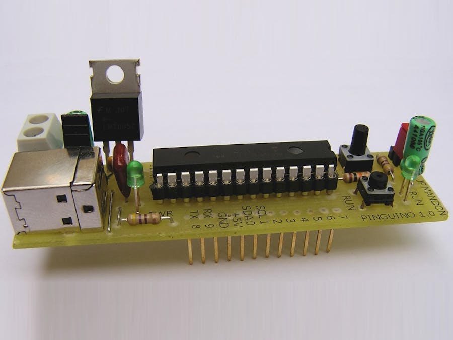 Pinguino 18f2550 Tiny CPU Board