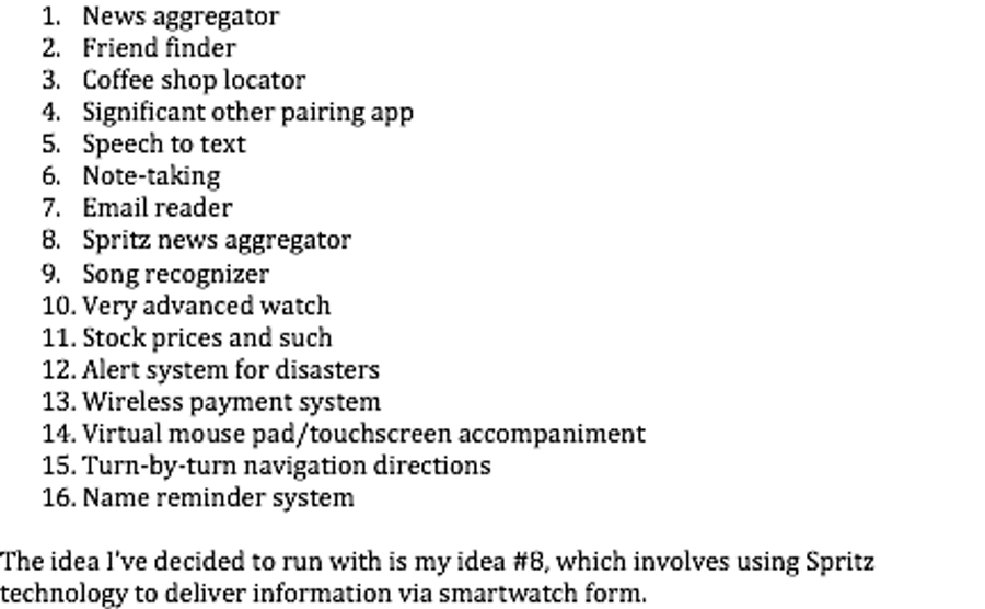 Design 01: Watches in the Wild