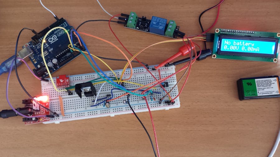 Intelligent Charger for 9V NiMH Rechargeable Batteries V1