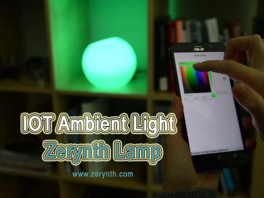 IoT Ambient Light: Zerynth Lamp
