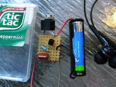 Single Transistor Audio Amp