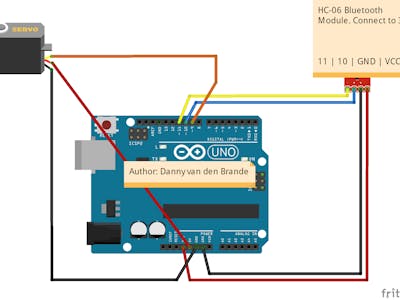 Arduino/Android - BLUETOOTH Servo motor Control Android APP