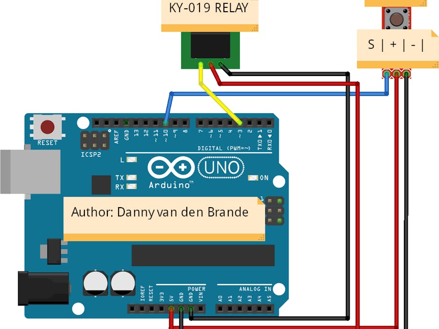 Arduino - Panic Alarm, Relay With ALARM. KY-019 Example