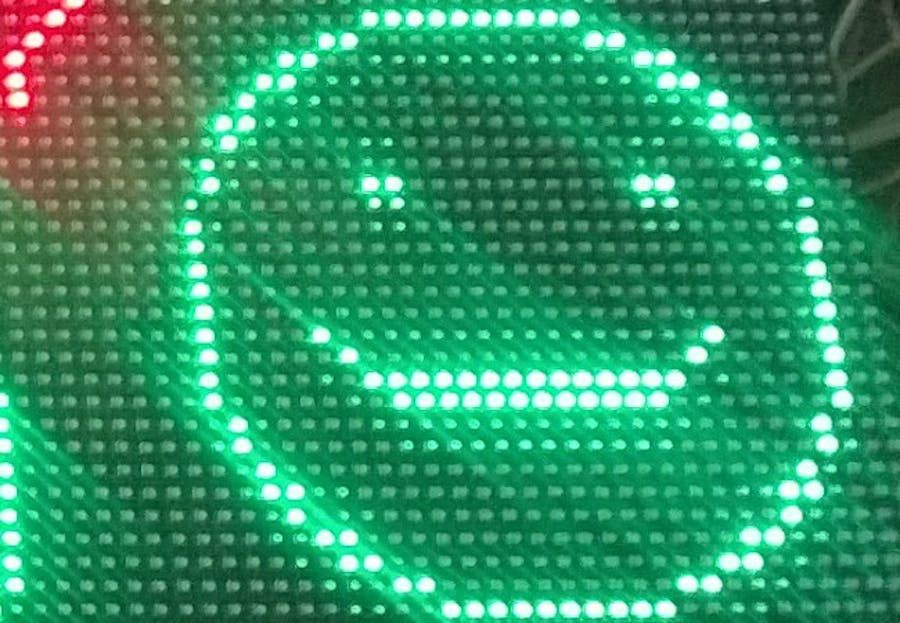 32x32 Chained LED Matrices with Win IOT Core on RPi3