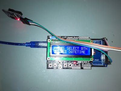 LCD with DS3231 Real Time Clock Module