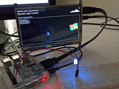 Azure Remote Controlled Light with Windows 10 IoT Core