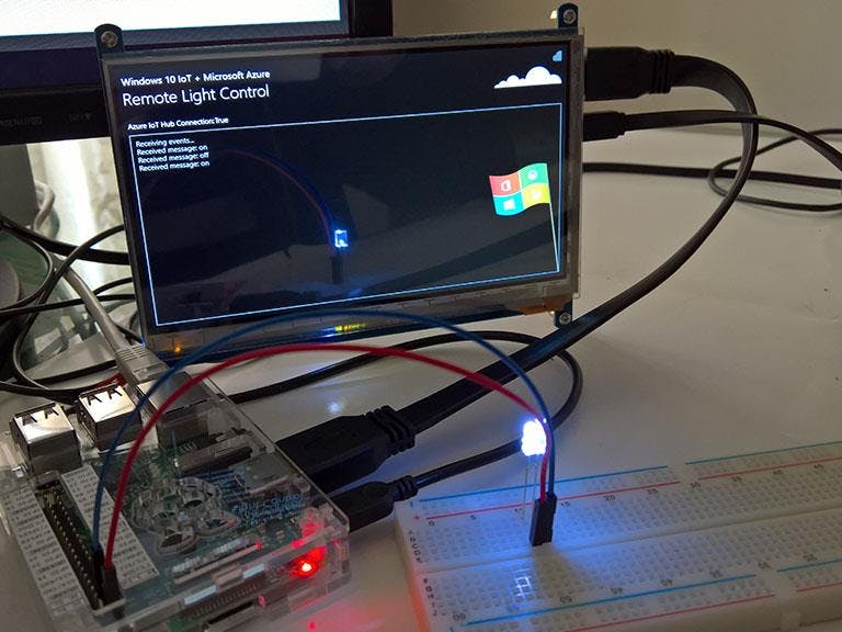 Azure Remote Controlled Light with Windows 10 IoT Core
