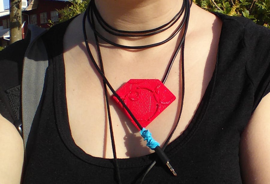 Crystal Piezo Pendant