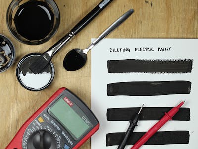 A quick tutorial on diluting Electric Paint