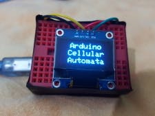 Arduino and OLED based Cellular Automata