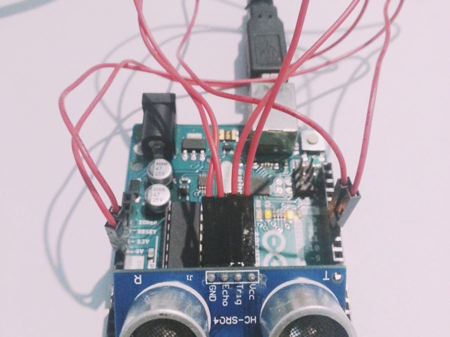 Ultrasonic Range Detector With Arduino
