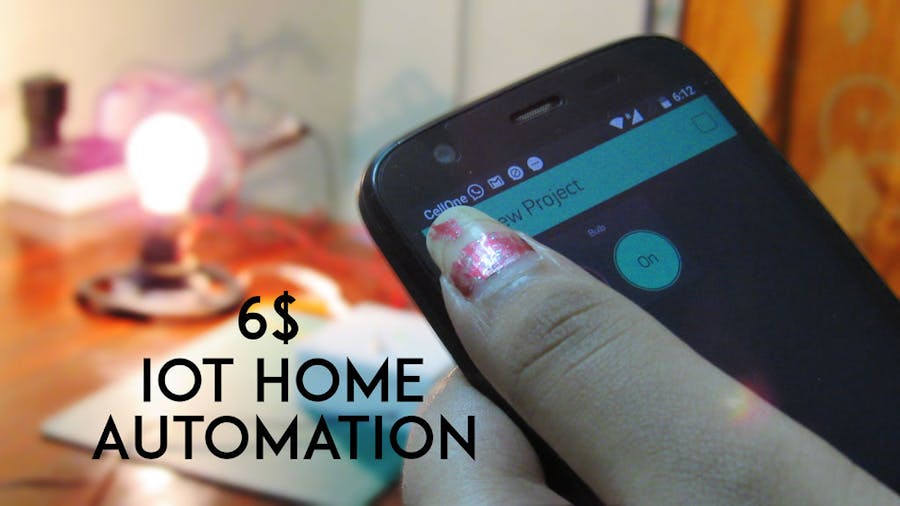 Control Home Appliances with Phone and Internet of Things