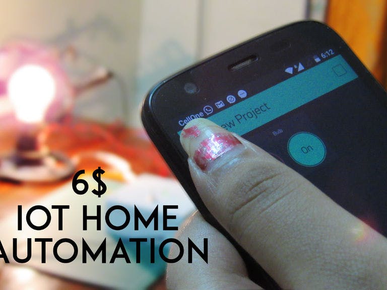 Control Home Appliances with Phone and Internet of Things