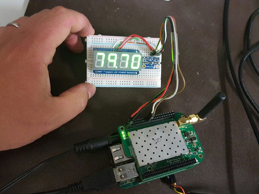 Realtime Temp Readout via I2C on an Itron Riva Edge Board