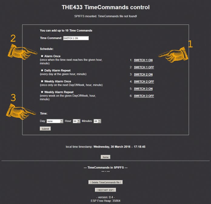 THE433: Home Automation with ESP8266, NodeMCU