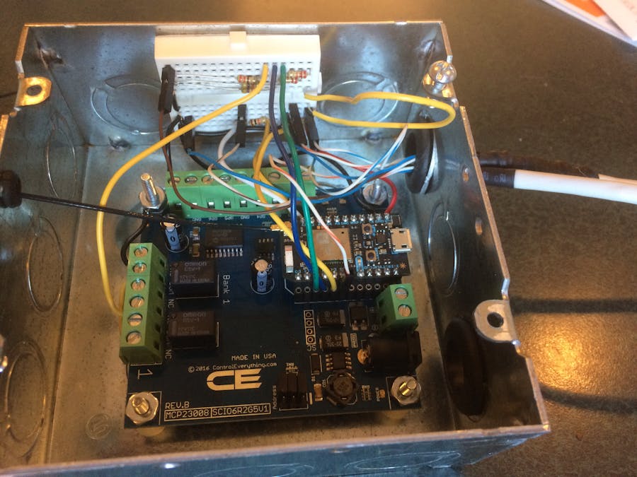 Garage Monitoring and Door / Light Control