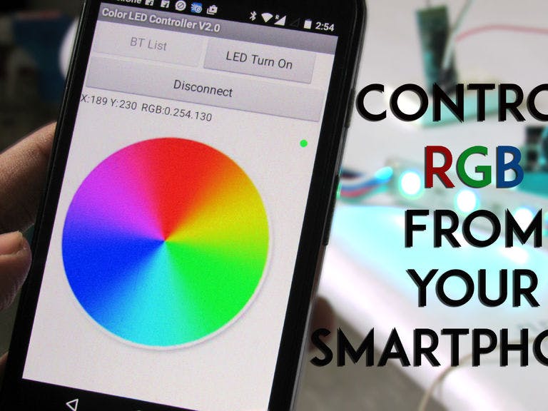 SmartPhone Controlled RGB MOOD Light