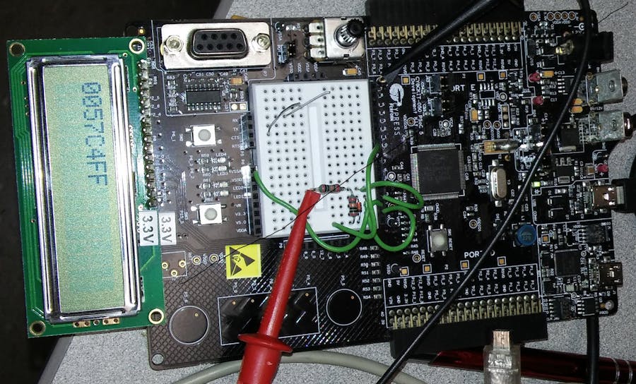 Measuring an RMS signal on a PSoC5