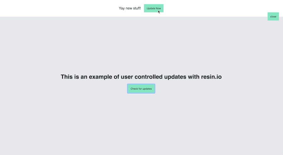 End-User Controlled Updates