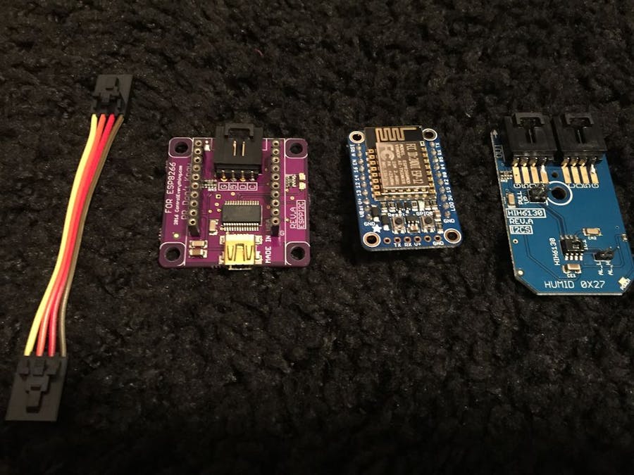 ESP8266 temp Humidity monitoring web app using Arduino IDE