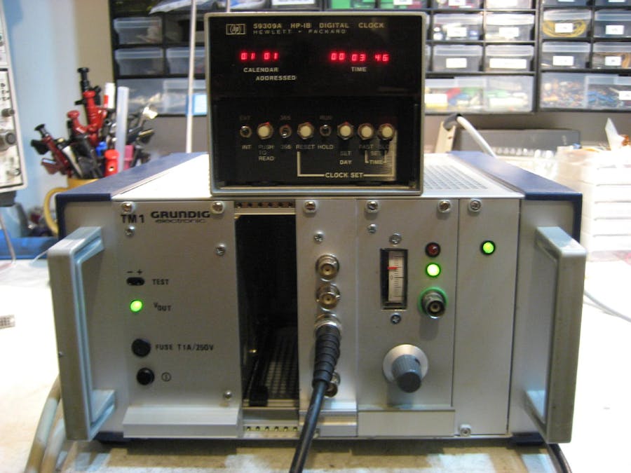 A Homebrew Rubidium Oscillator Clock