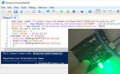PowerShell GPIO Using Arduino USB Support In Windows 10