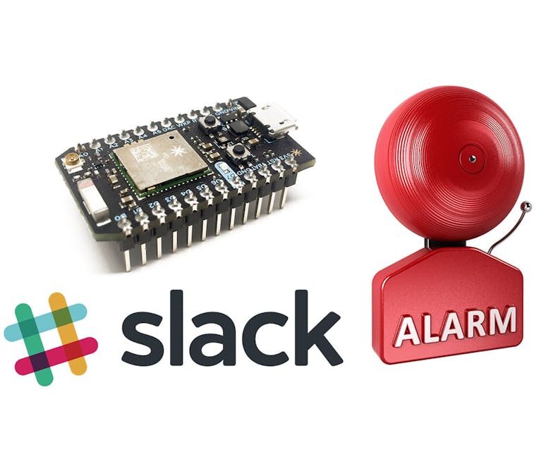 Particle Photon & Slack Silent Webhook Alarm