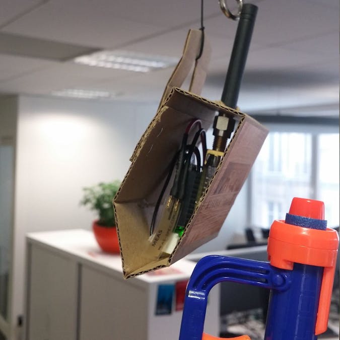 Sigfox Connected Target for Nerfs