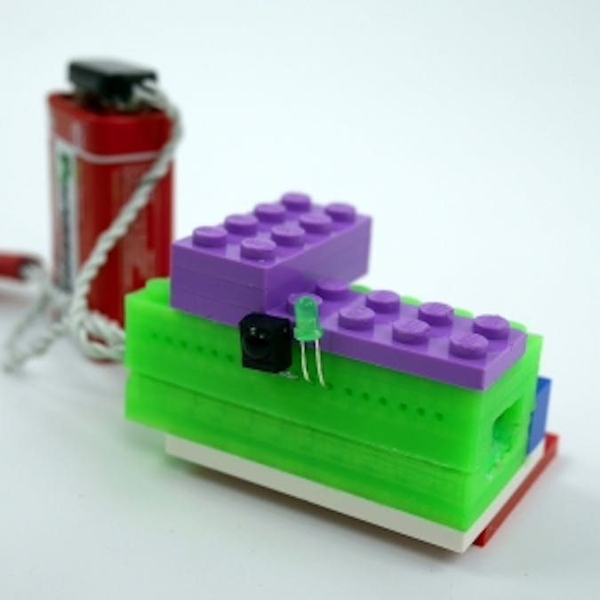 3D Printed LEGO Compatible Arduino Micro Casing