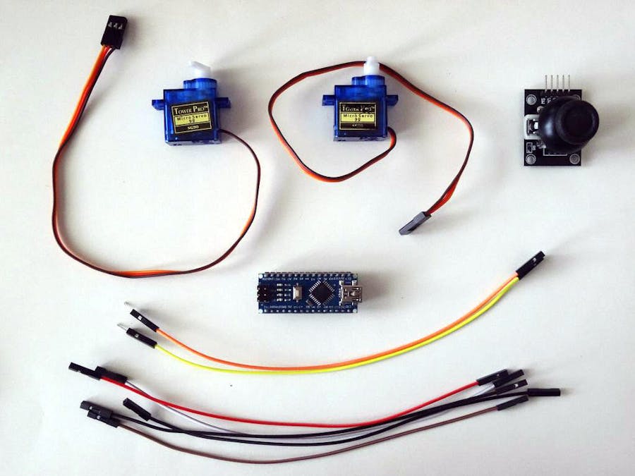 Arduino and Visuino: Control Servos with A Joystick