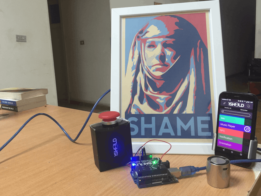Game of Thrones Shame Button with Arduino and 1Sheeld