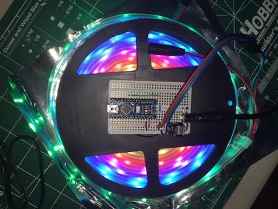 Arduino Compatible Nano NeoPixel Controller