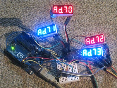 I2C LED Display From Hacked Voltmeter