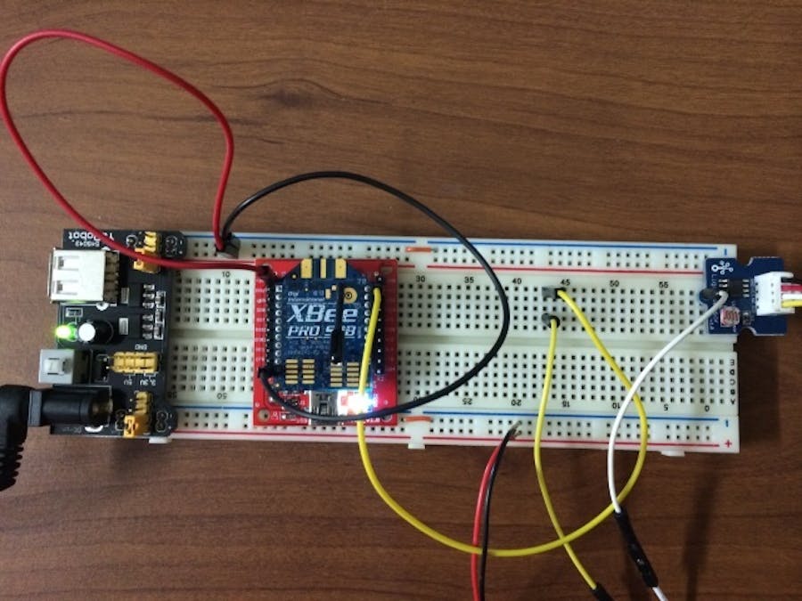 Spark Core and XBee with Light Sensor