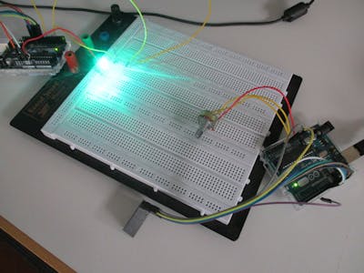 Wireless-controlled RGB LED