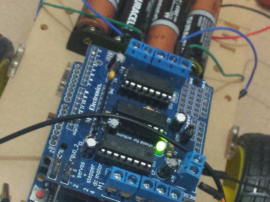 Control your Robot with Voice Commands Circuit Diagram