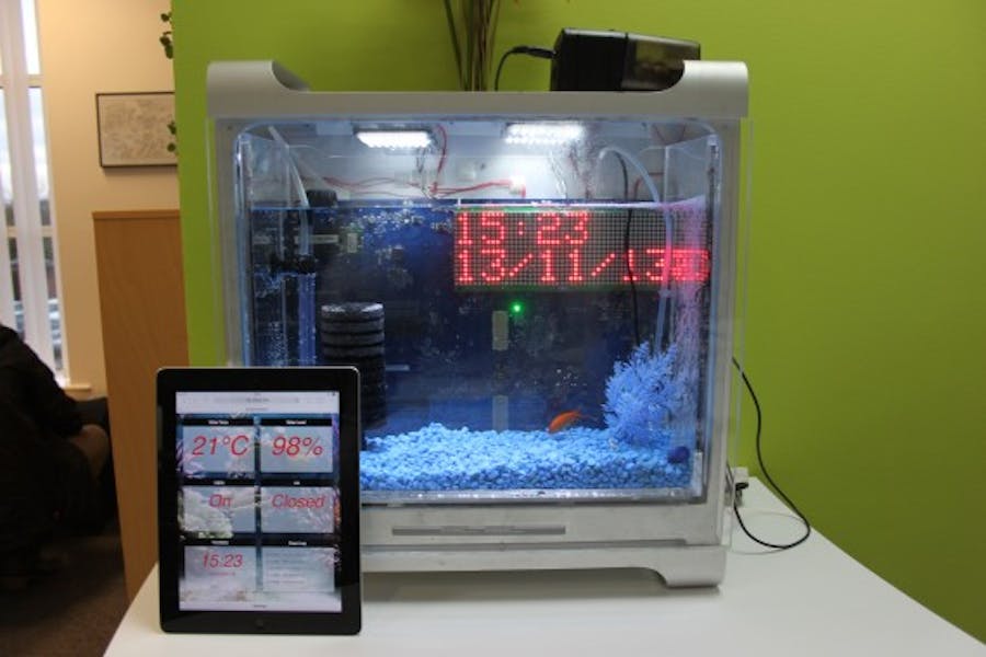 Internet-enabled Fishtank