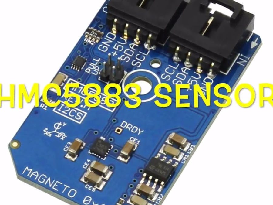 Magnetic Field Measurement Using HMC5883 and Arduino Nano