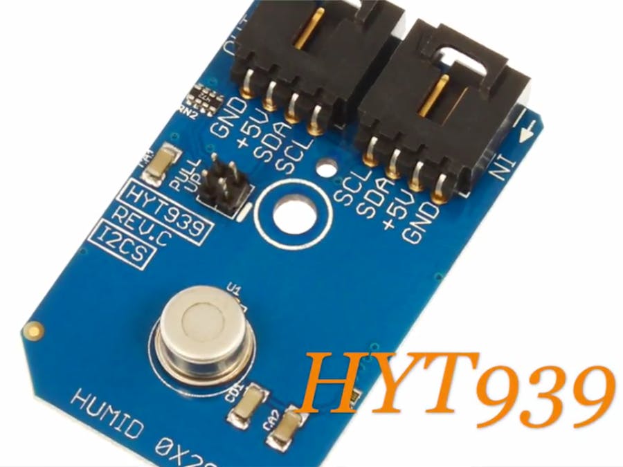 Humidity Measurement Using HYT939 and Raspberry Pi