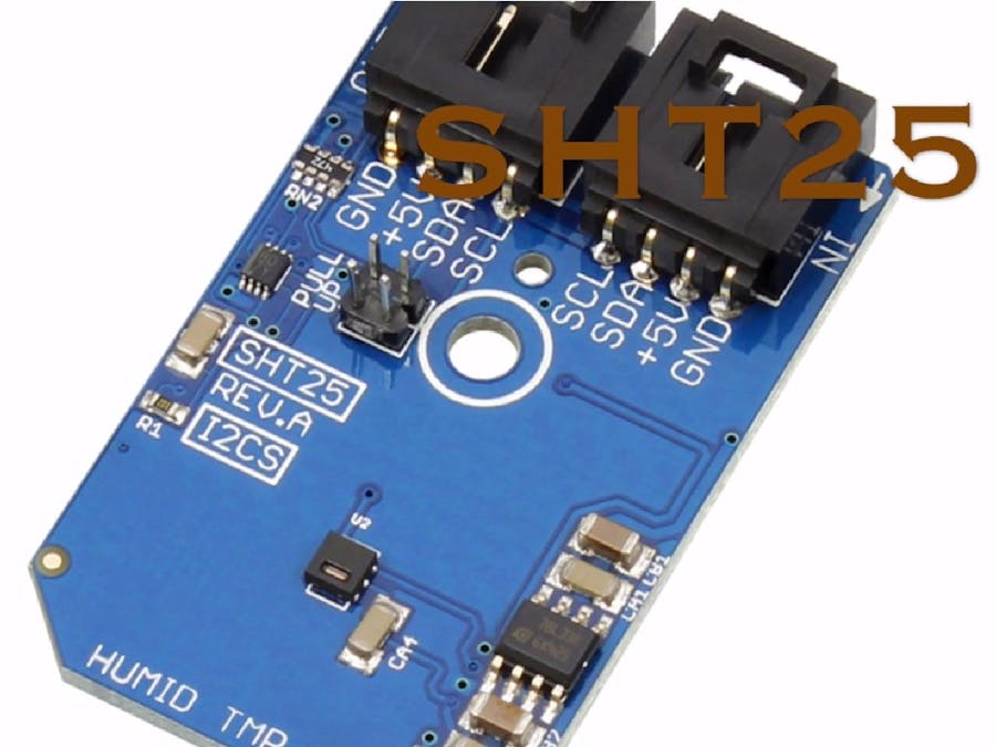 Temperature and Humidity Monitoring Using SHT25 and Arduino