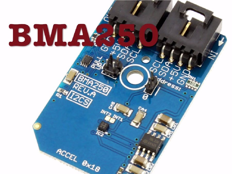 Acceleration Measurement Using BMA250 and Particle Photon