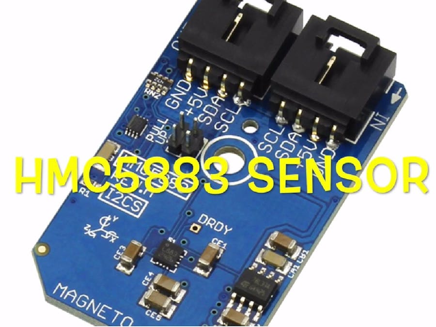 Magnetic Field Measurement Using HMC5883 and Particle Photon