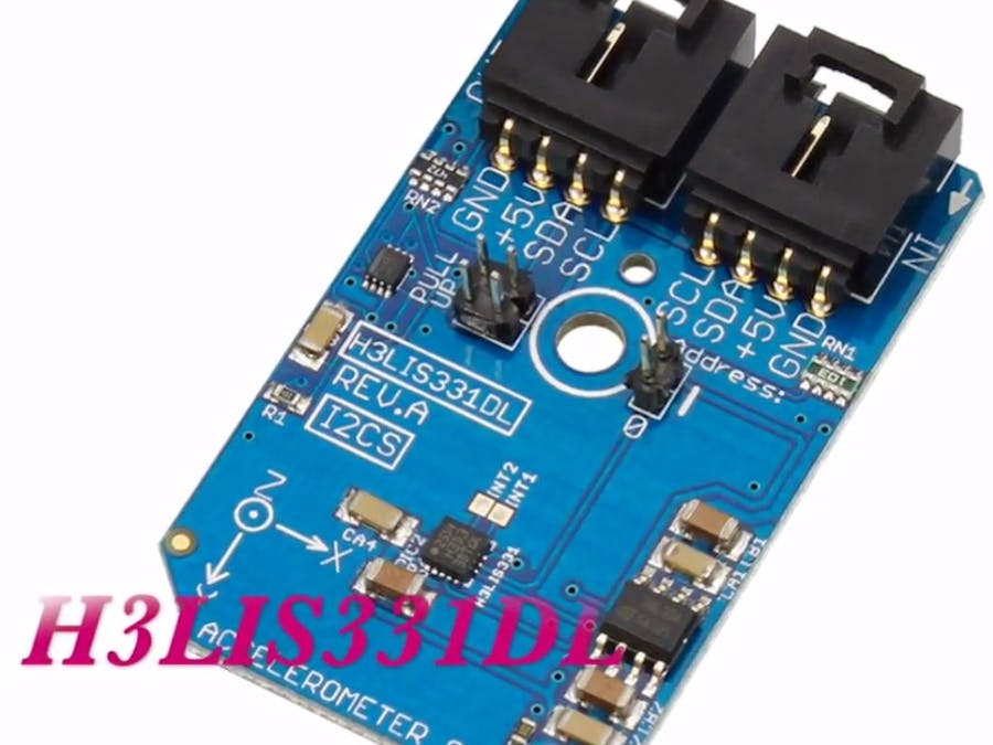 Measurement of Acceleration Using H3LIS331DL and Particle