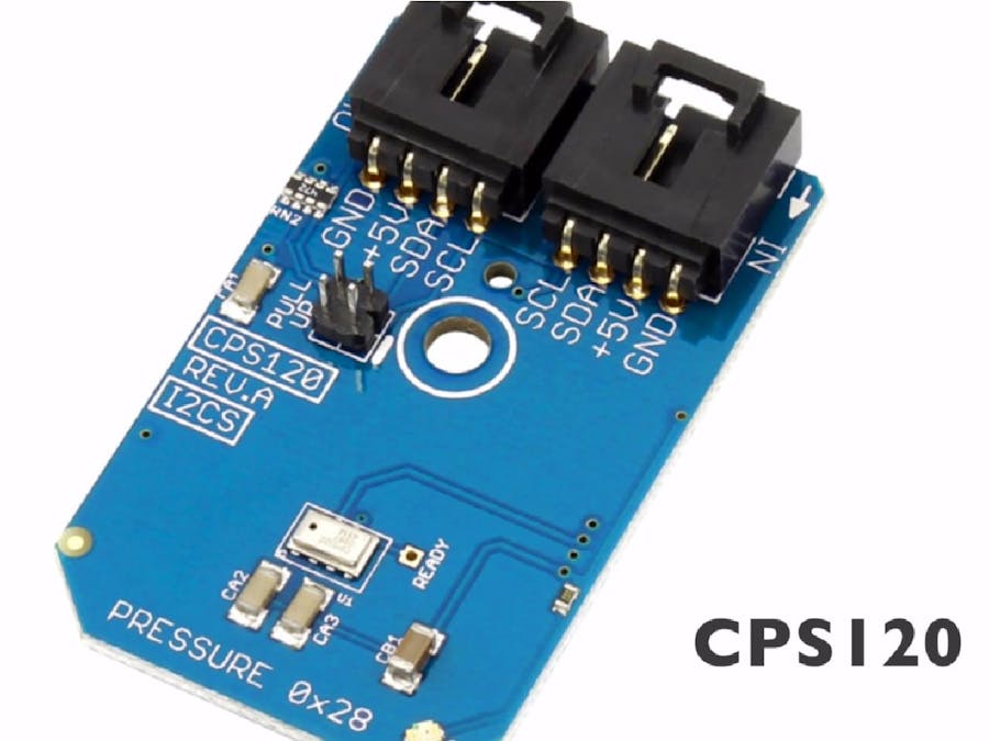 Pressure Measurement using CPS120 and Raspberry Pi