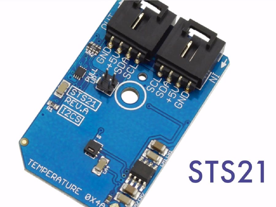 Temperature Measurement Using STS21 and Particle Photon