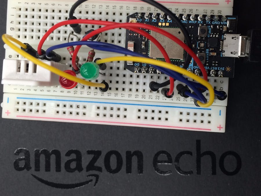 Alexa with a DHT22 Sensor (A Particle Photon Project)