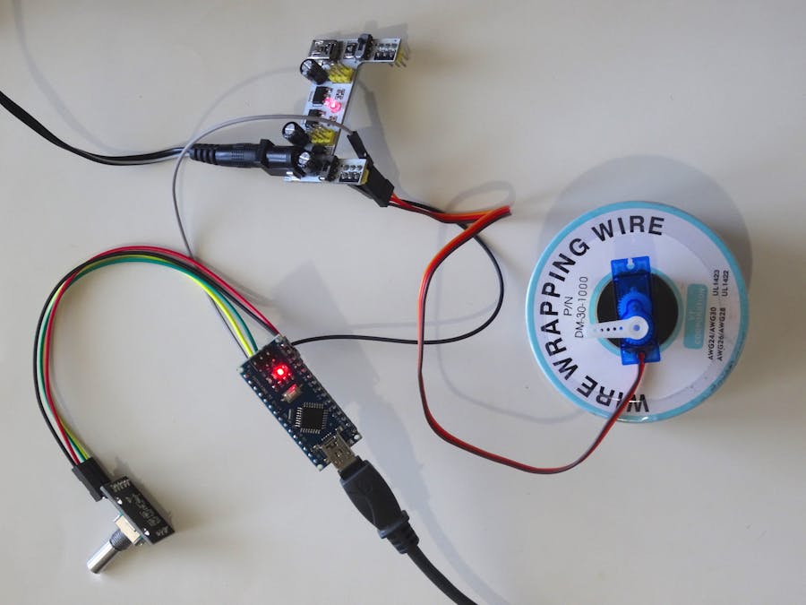 Arduino Nano And Visuino Control Servo With Rotary Encoder Arduino 0278